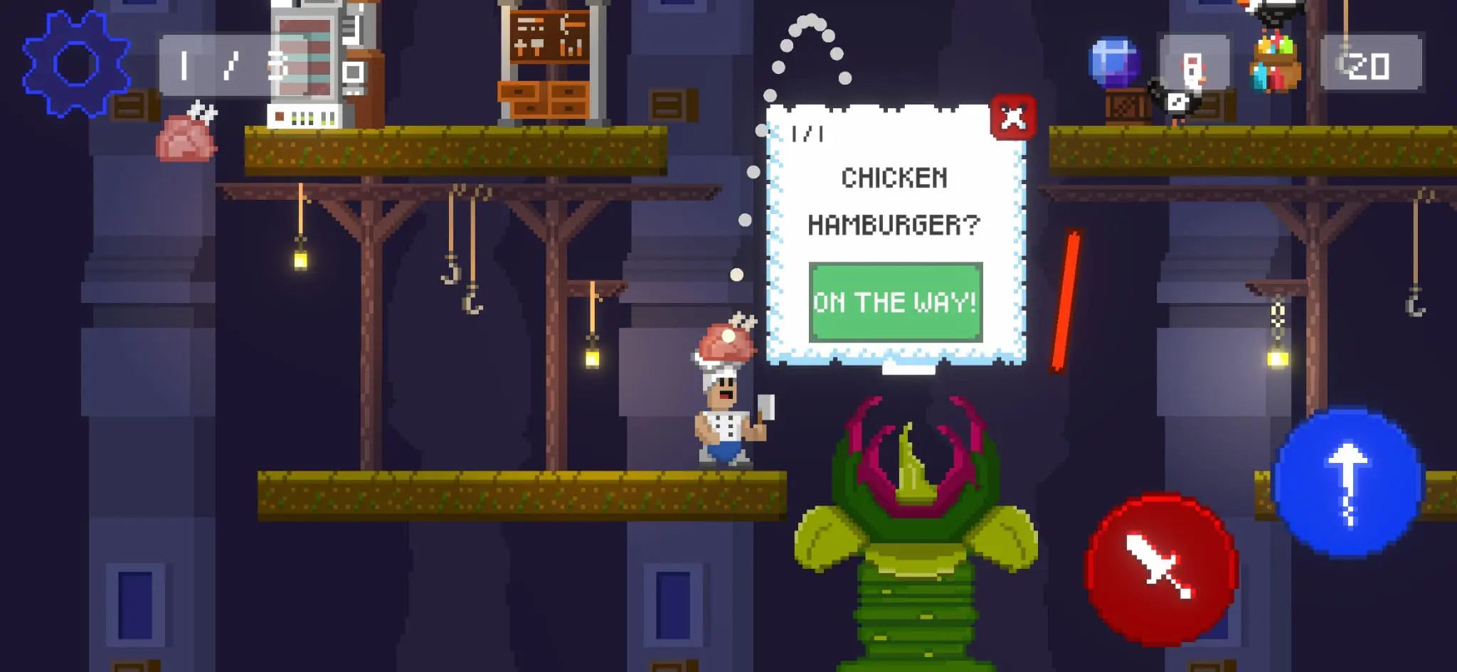 Escape plant platformer mobile game - indie game developer